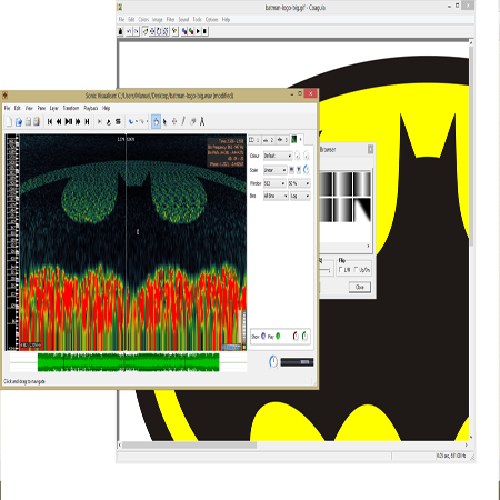image hidden in sound
